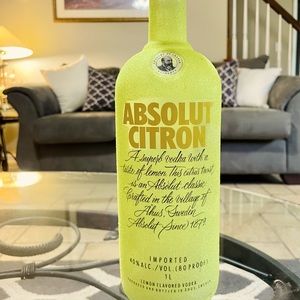 Glittered Absolut Citron